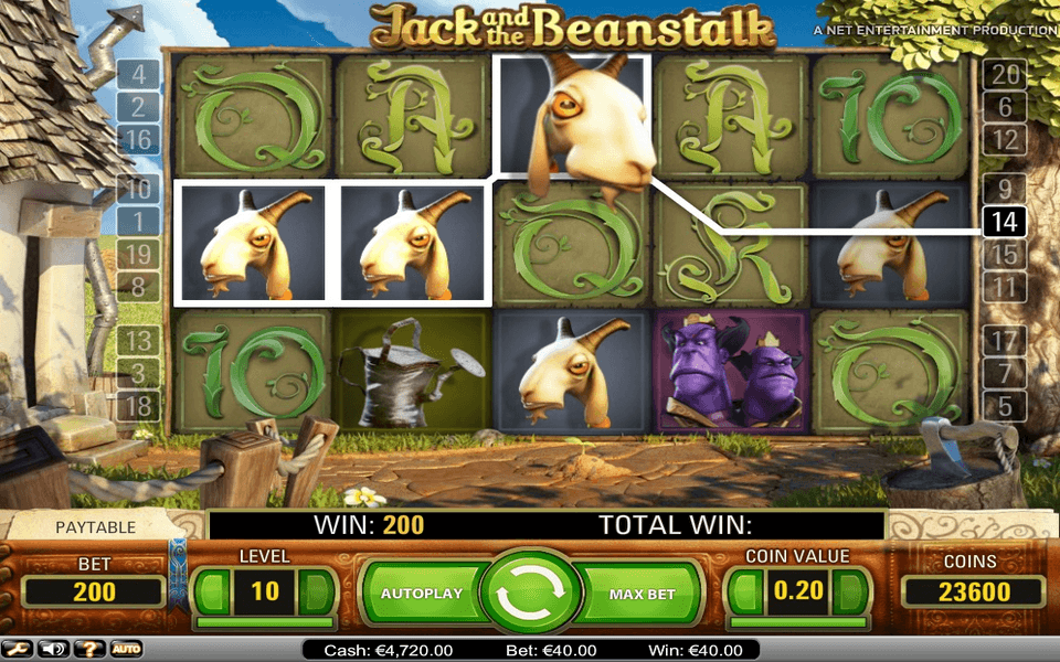 Jack and the Beanstalk Game Screenshot